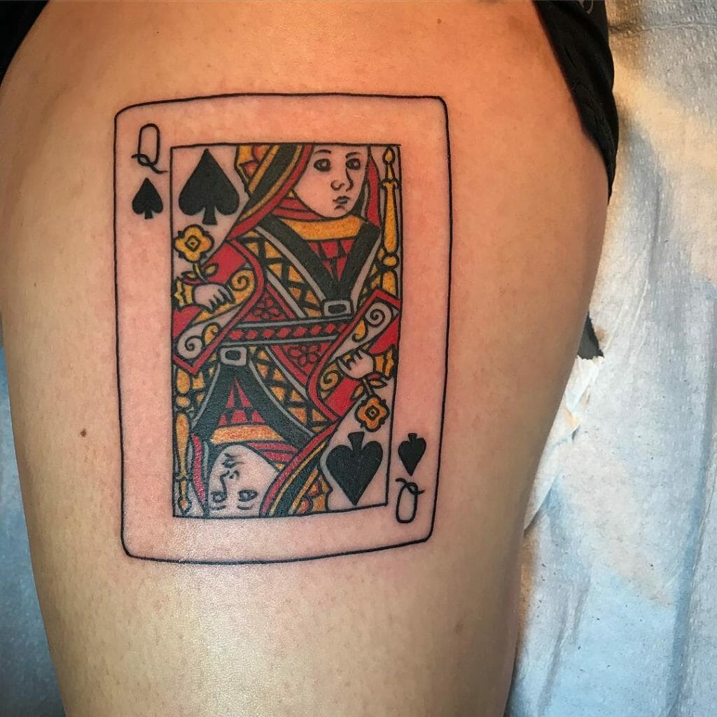 queen of spades tattoo