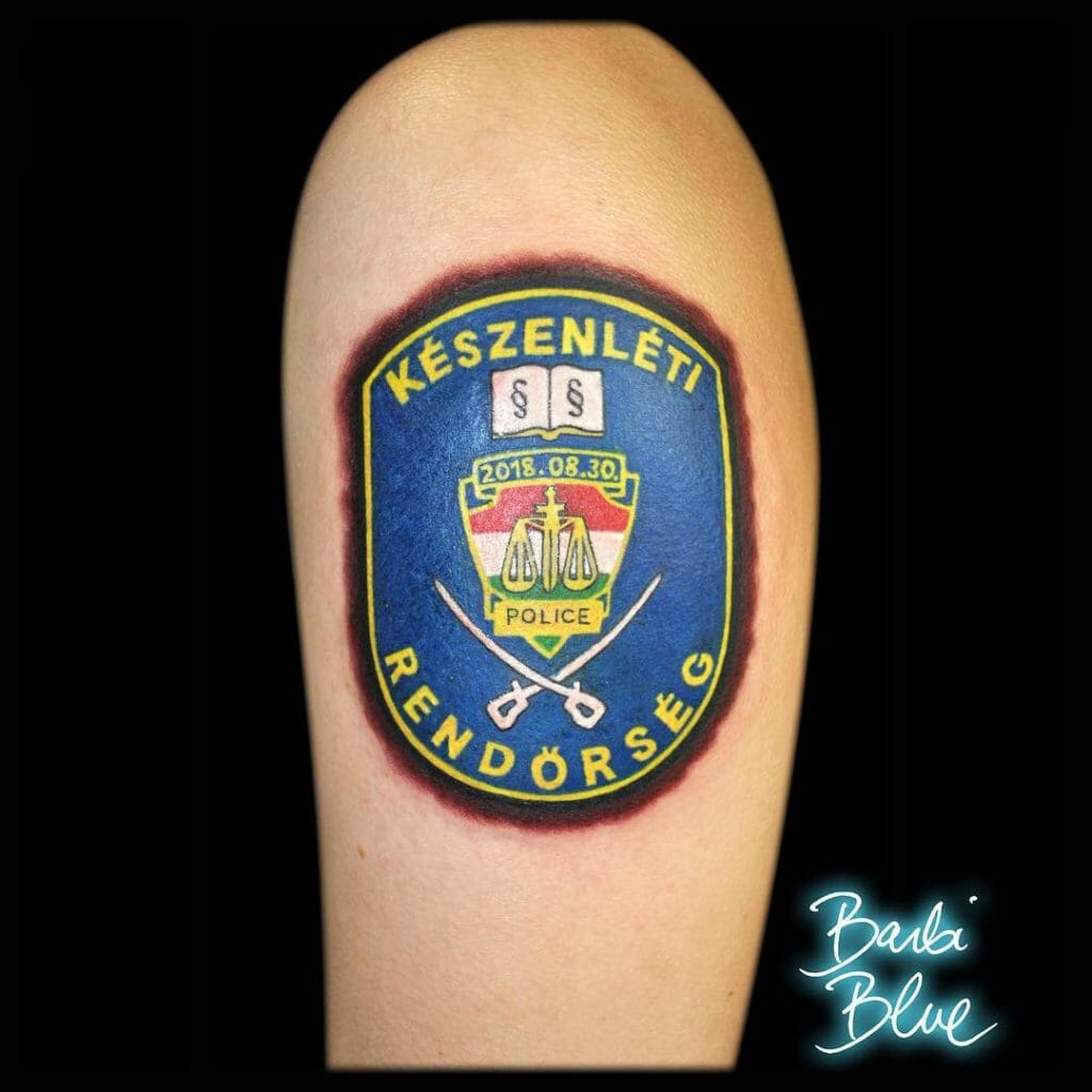 police tattoos