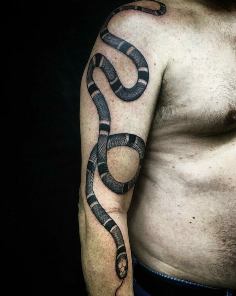 Snake Arm Tattoo