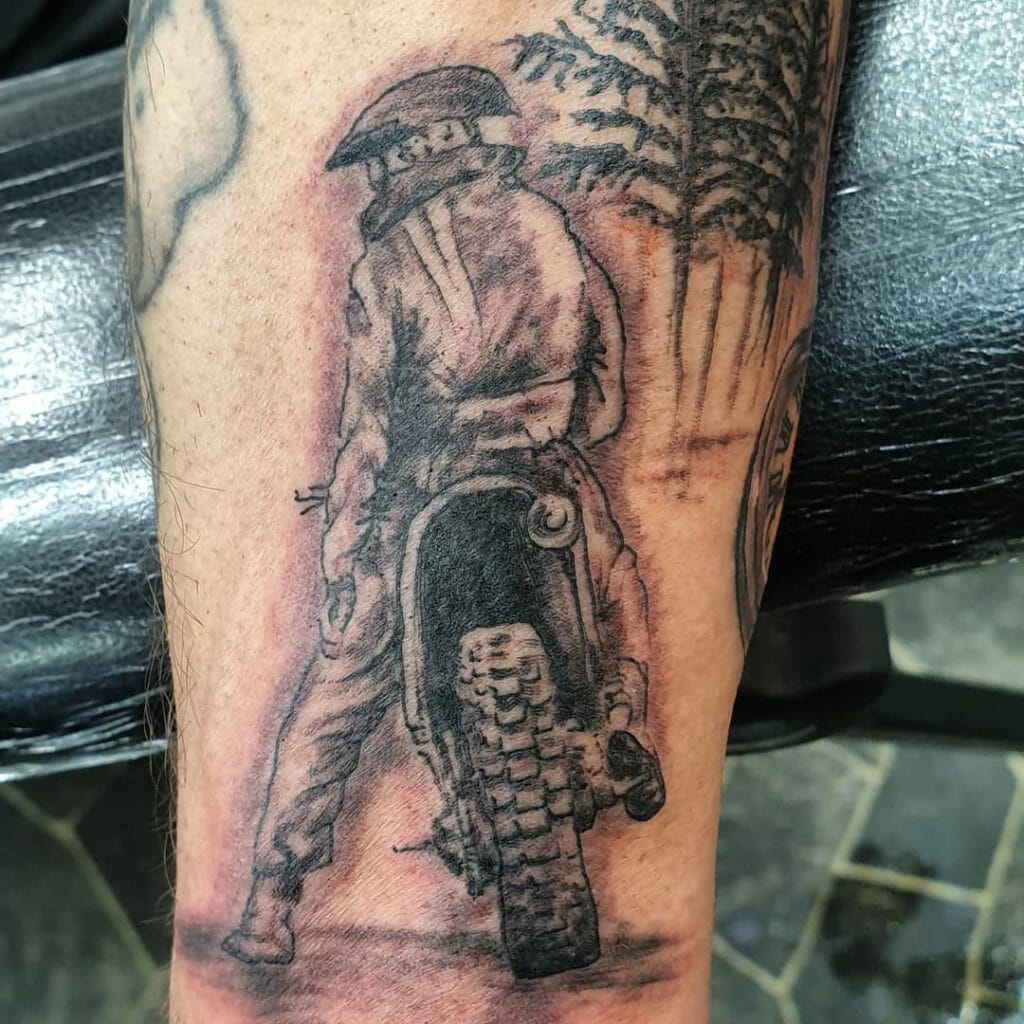 motocross tattoo