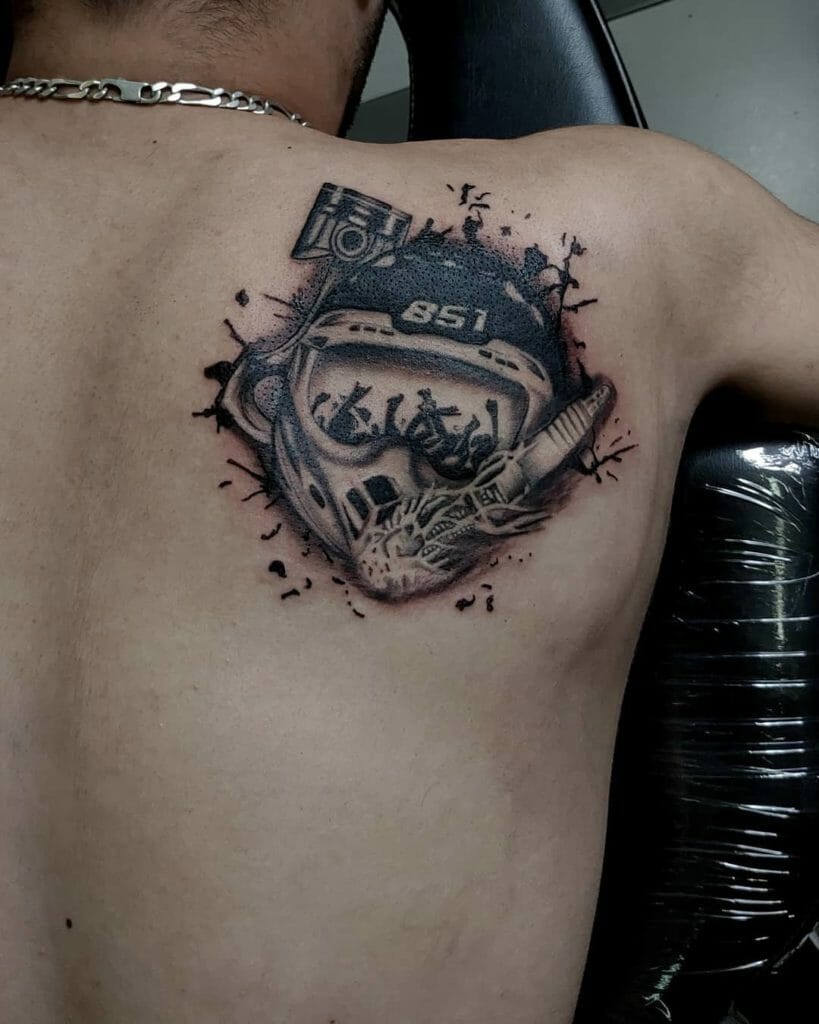 motocross tattoo