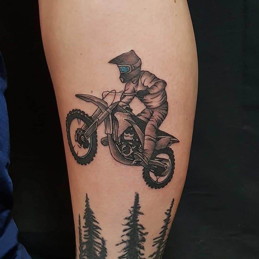 motocross tattoo