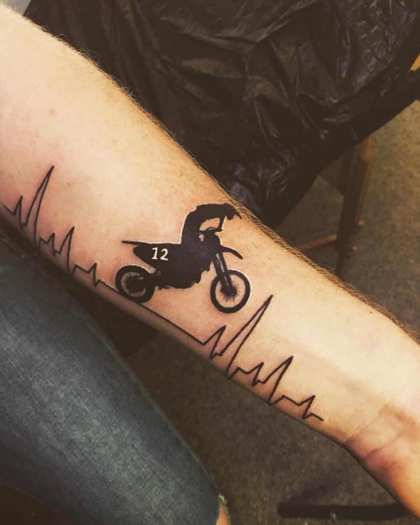 motocross tattoo