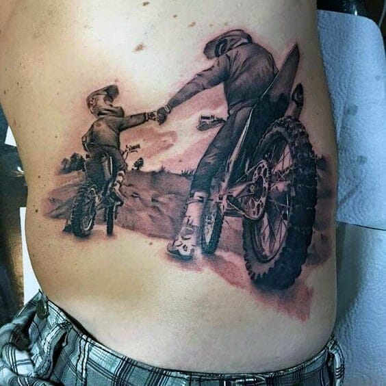 motocross tattoo