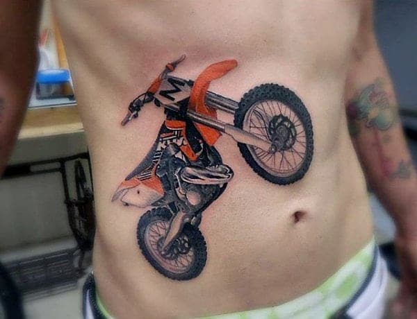 motocross tattoo