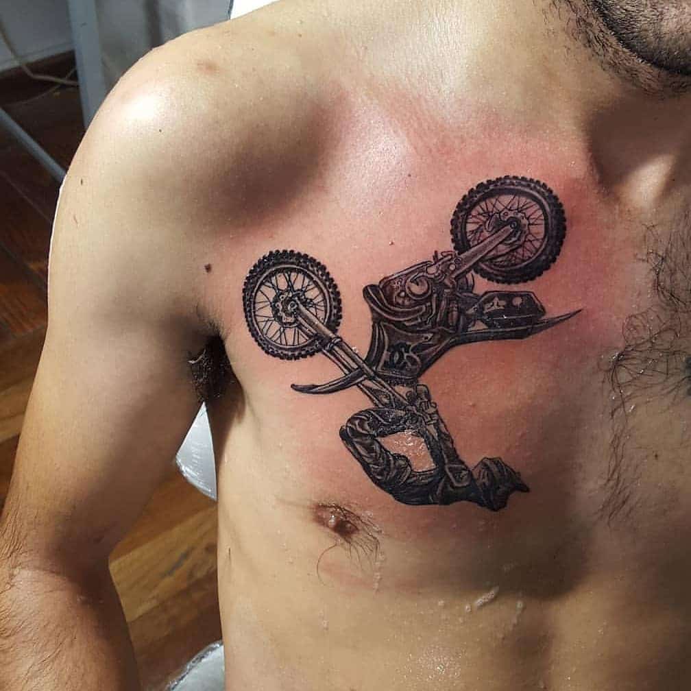 motocross tattoo