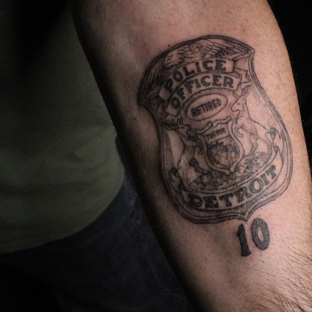 police tattoos