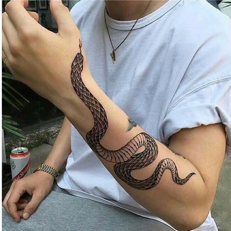 Snake Arm Tattoo