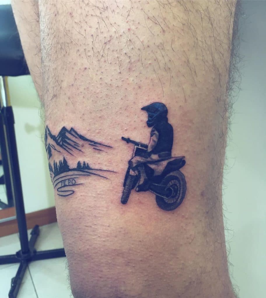 motocross tattoo