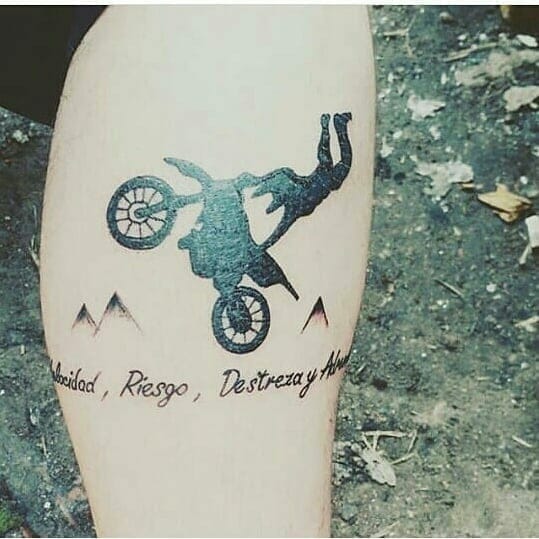 motocross tattoo