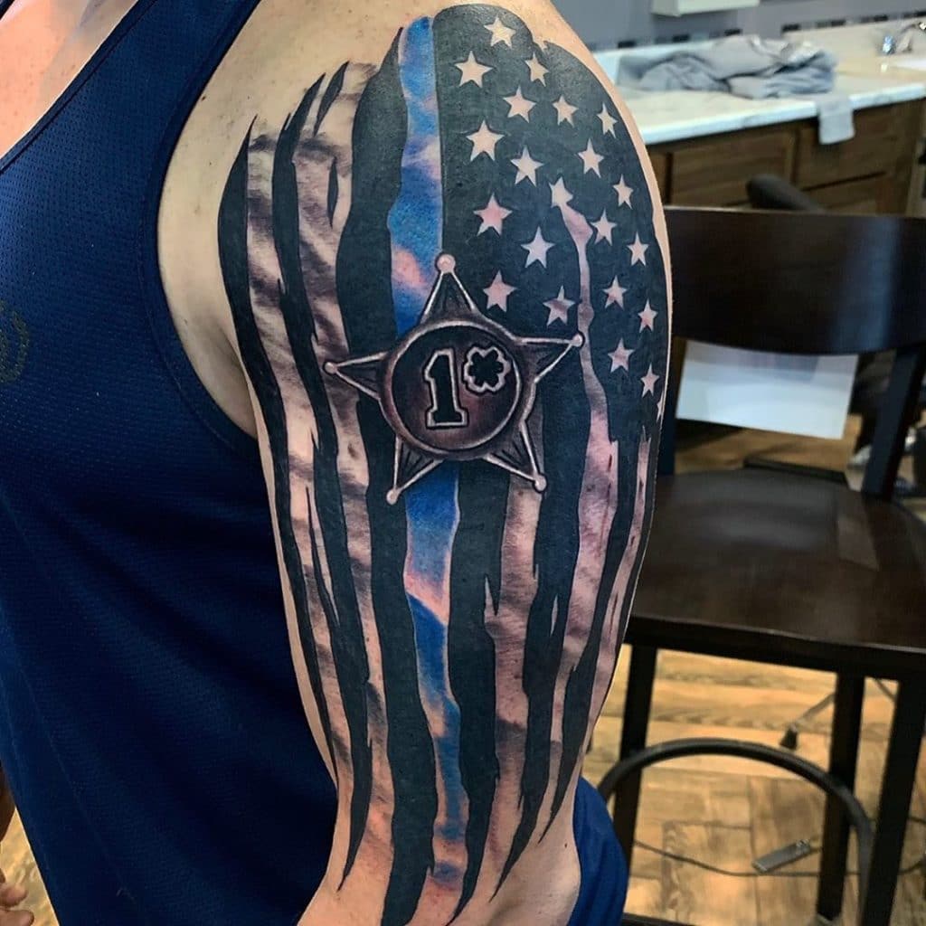 police tattoos