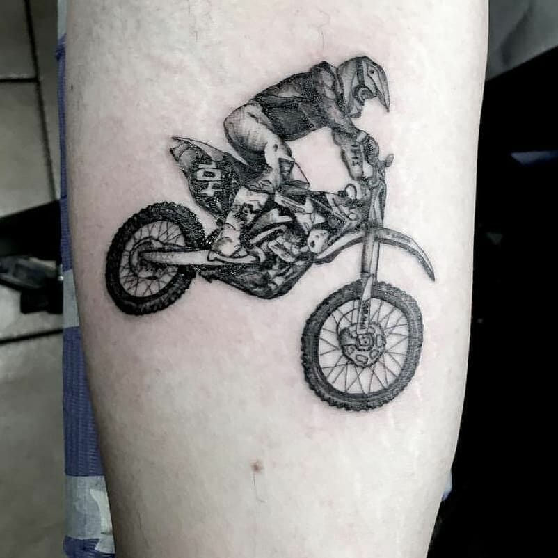 motocross tattoo