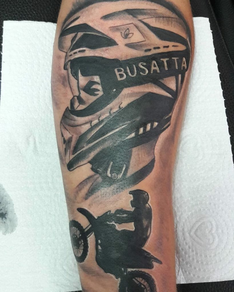 motocross tattoo