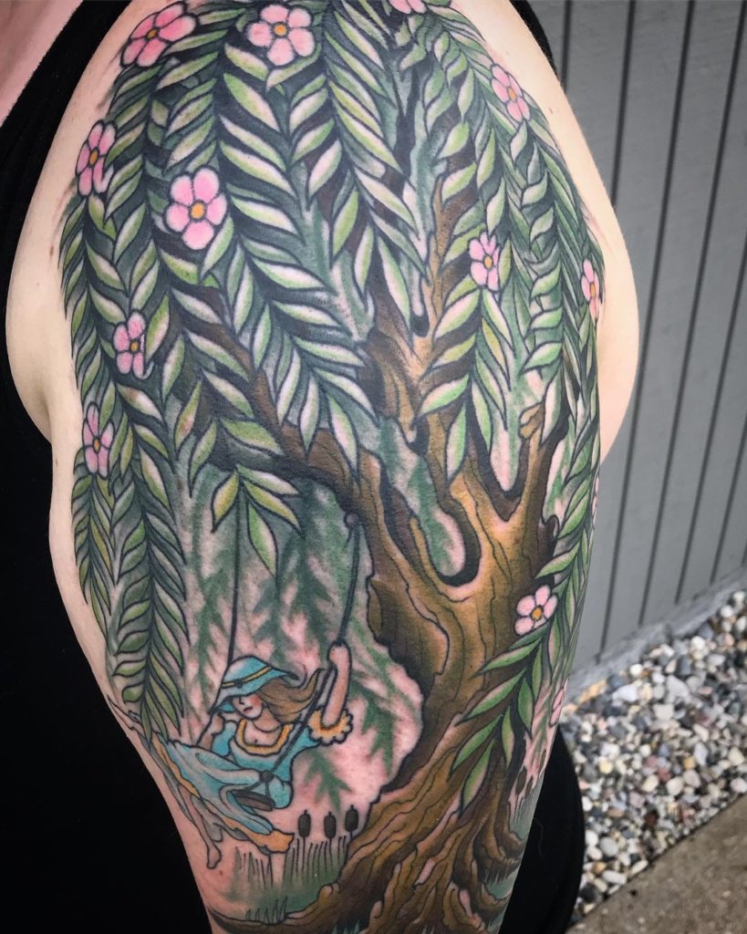 willow tree tattoo