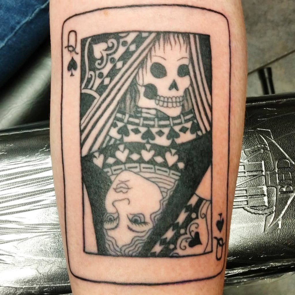 queen of spades tattoo