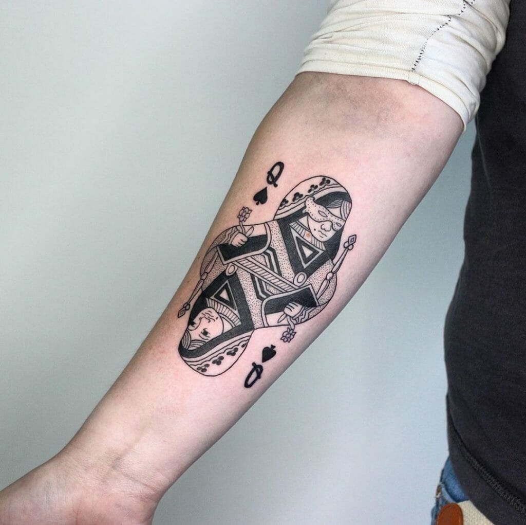 queen of spades tattoo