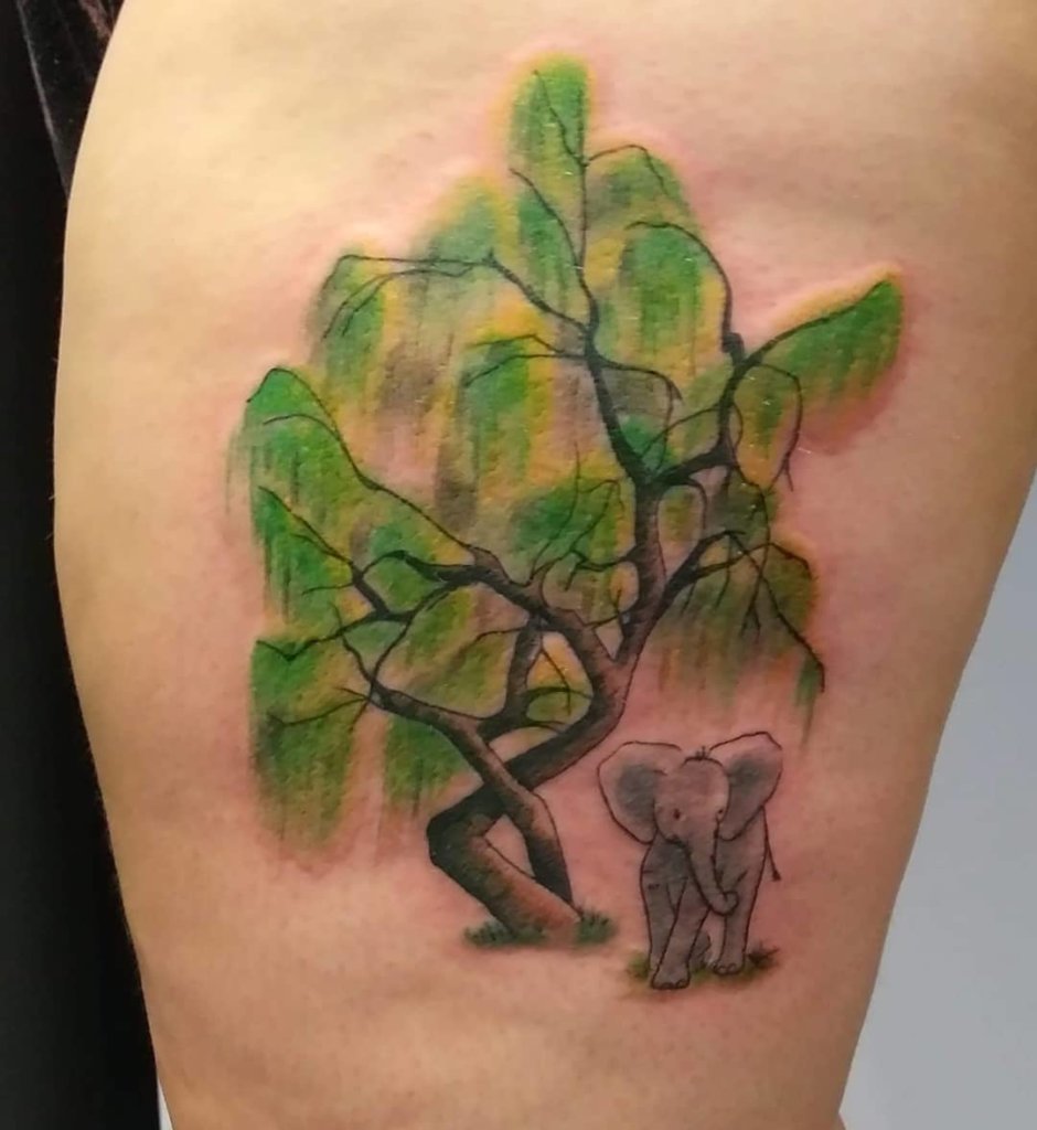 willow tree tattoo