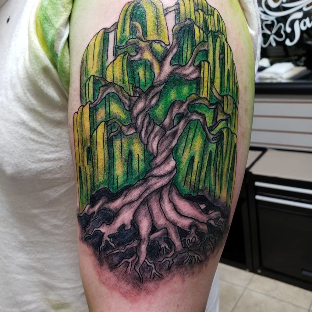 willow tree tattoo