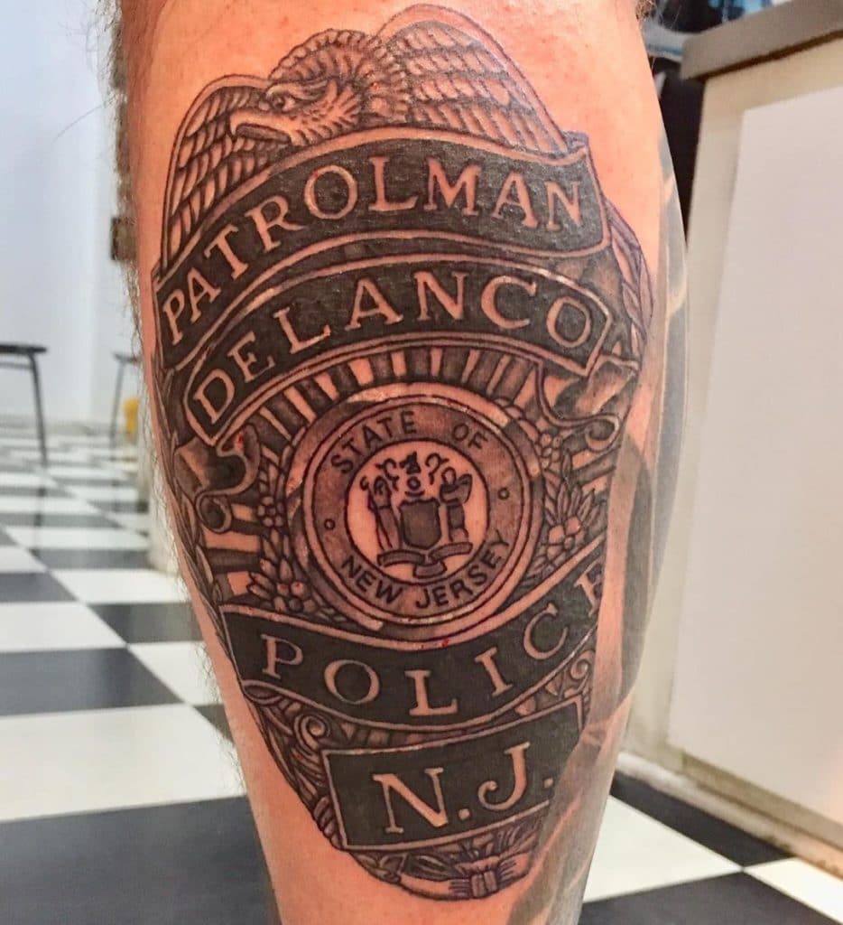 police tattoos