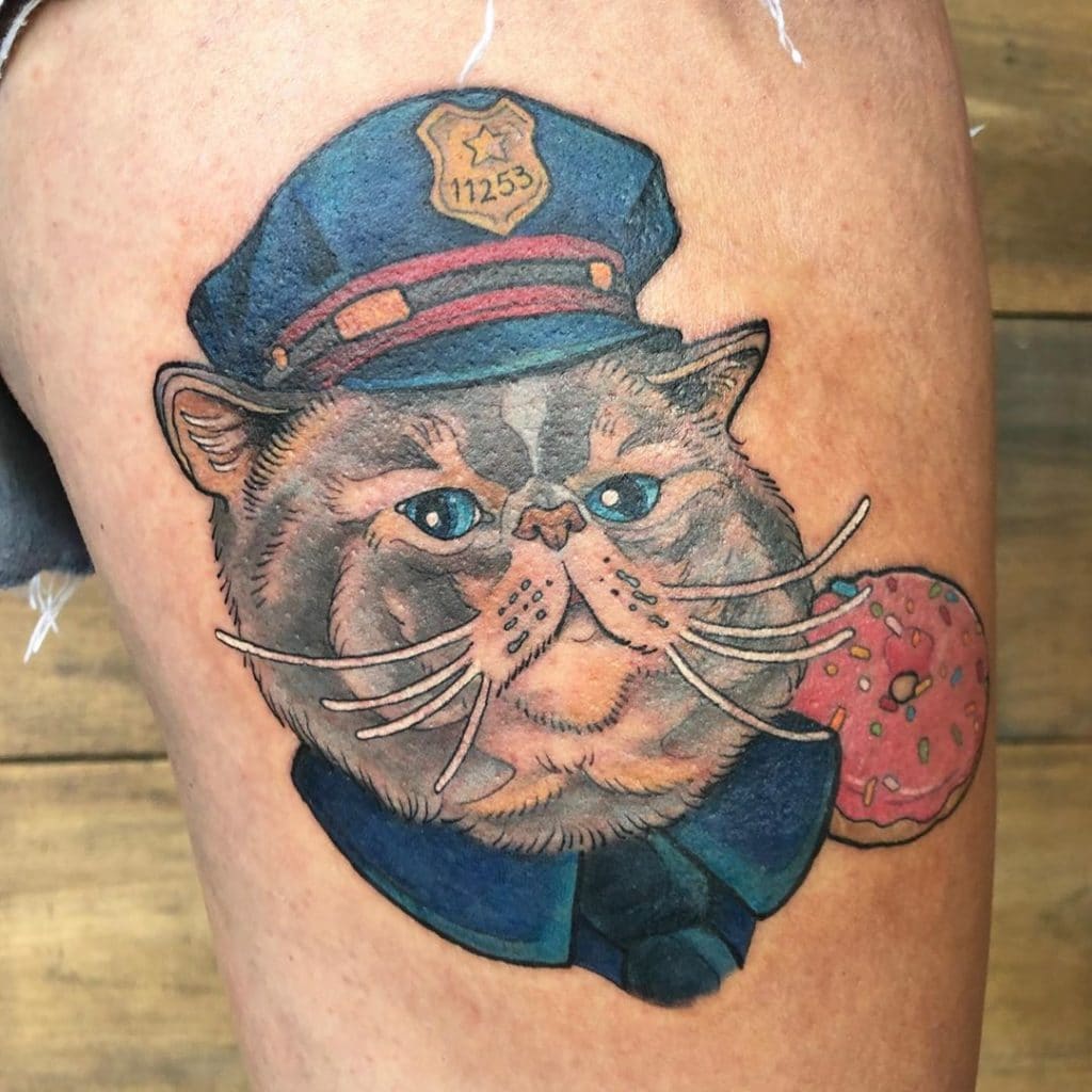 police tattoos