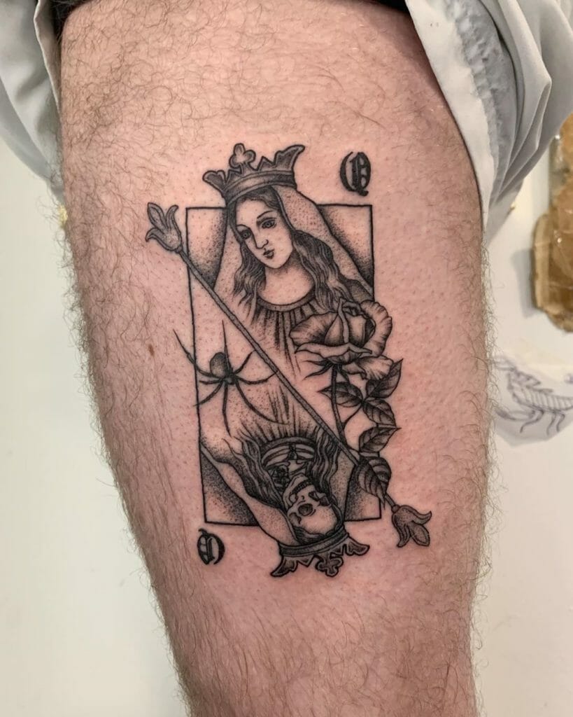 queen of spades tattoo