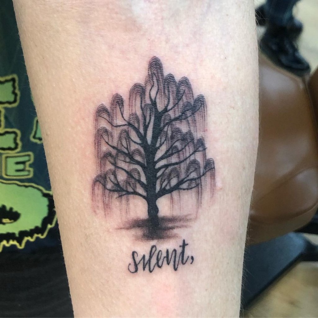 willow tree tattoo