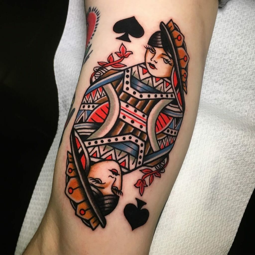 queen of spades tattoo