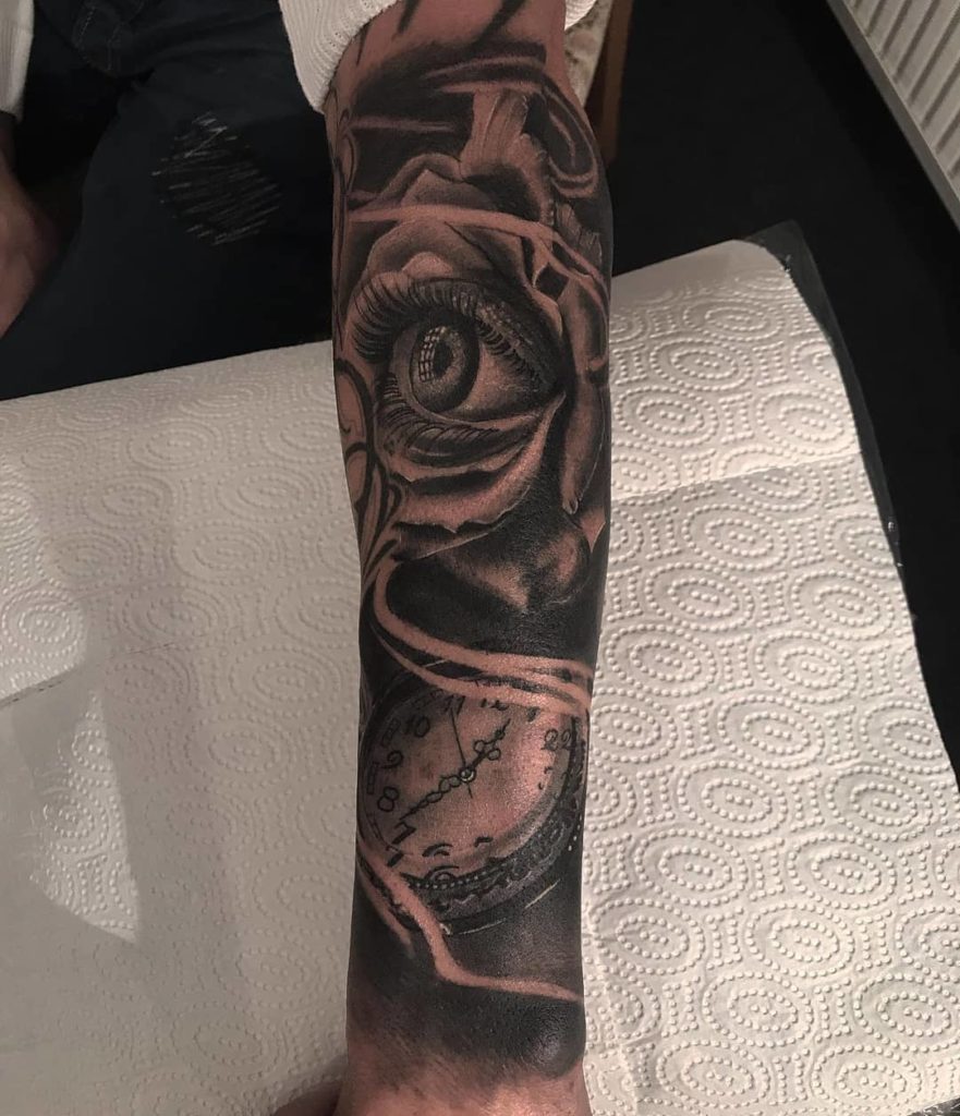 half sleeve tattoo