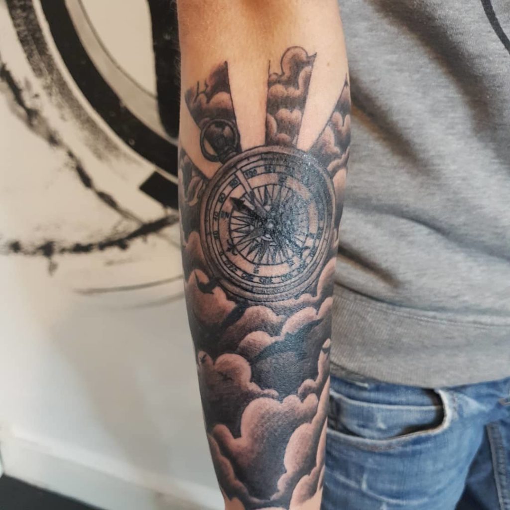 half sleeve tattoo