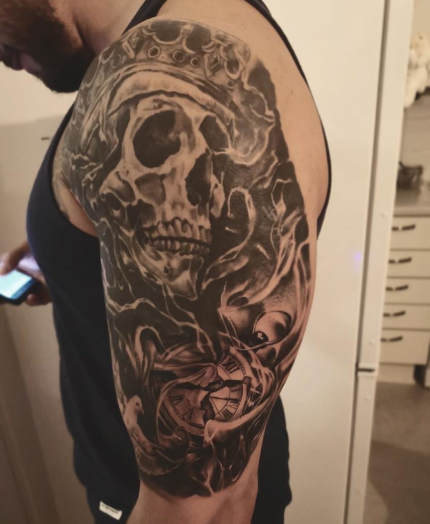 half sleeve tattoo