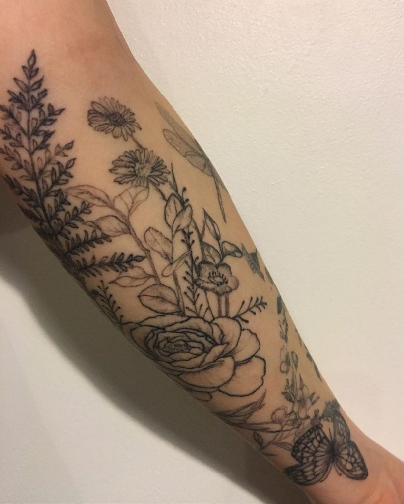 half sleeve tattoo