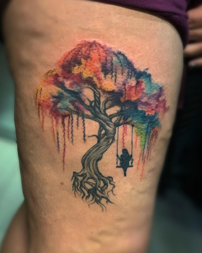 willow tree tattoo