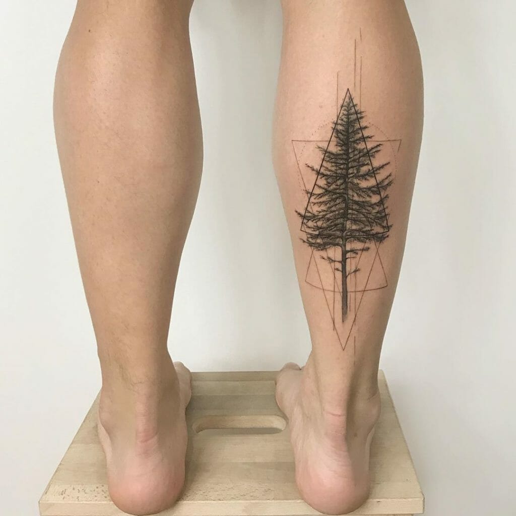 pine tree tattoo