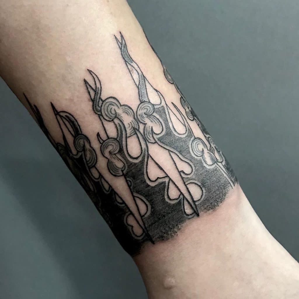 smoke tattoo