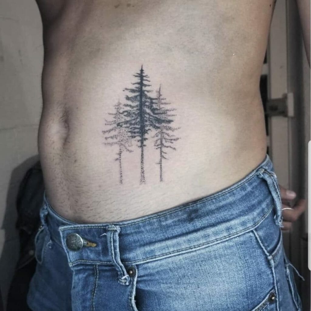 pine tree tattoo