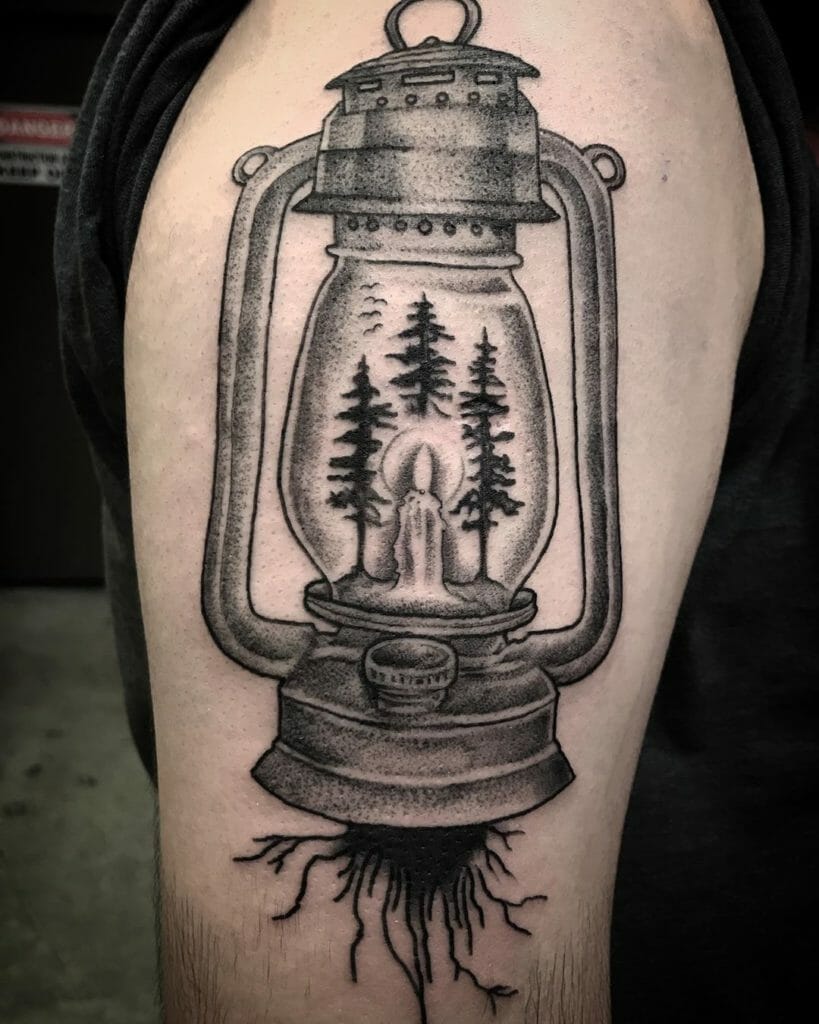 pine tree tattoo