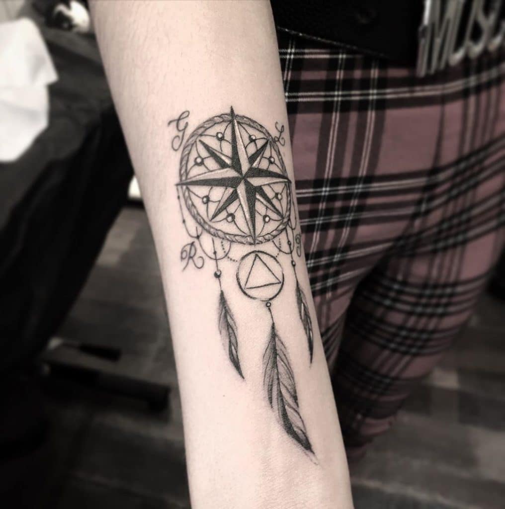 dreamcatcher tattoo