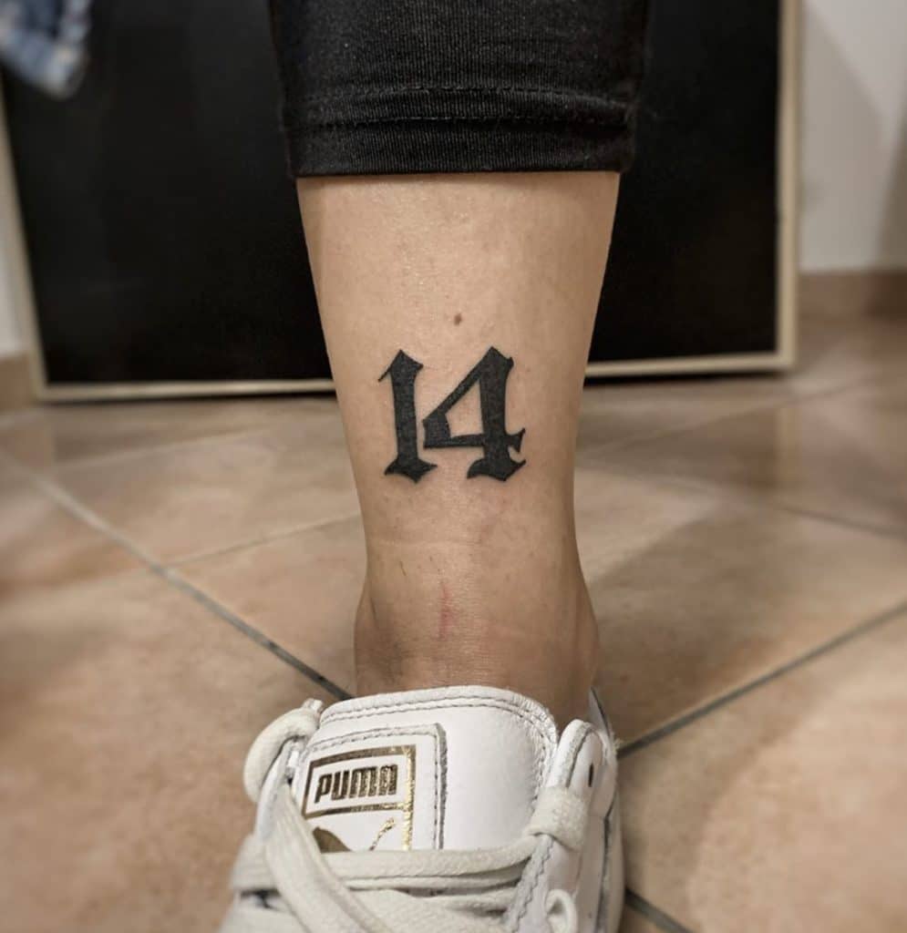 number tattoos