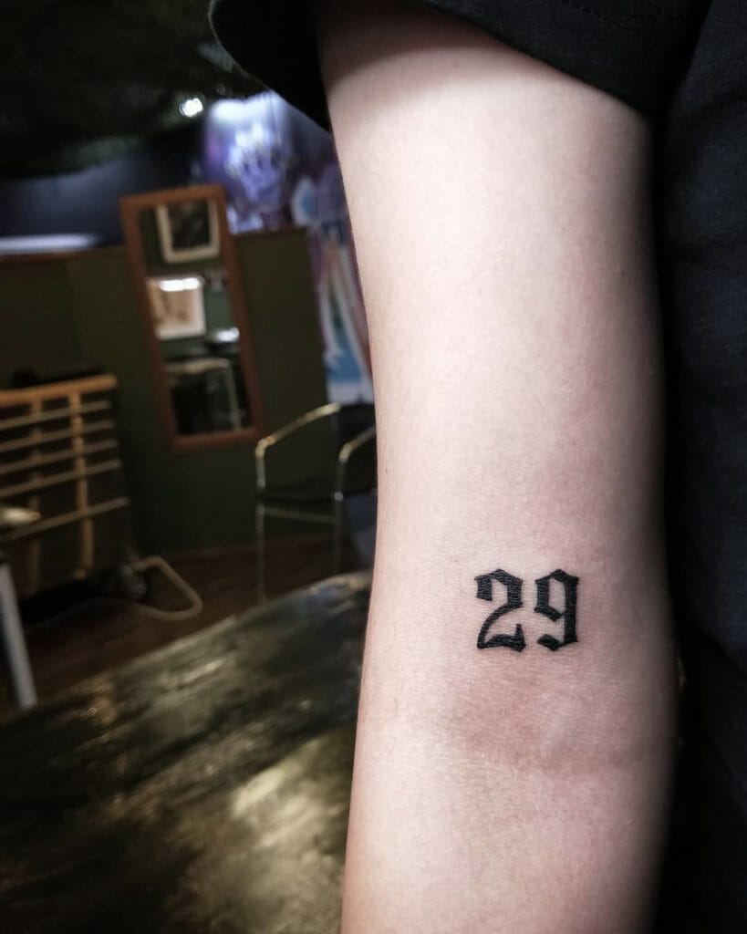 number tattoos