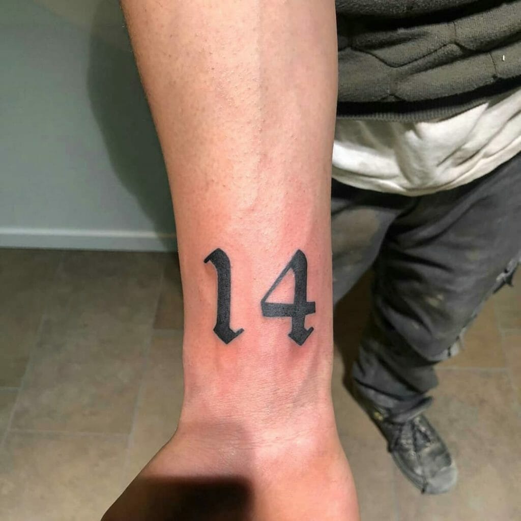 number tattoos