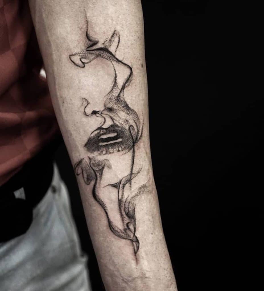 smoke tattoo