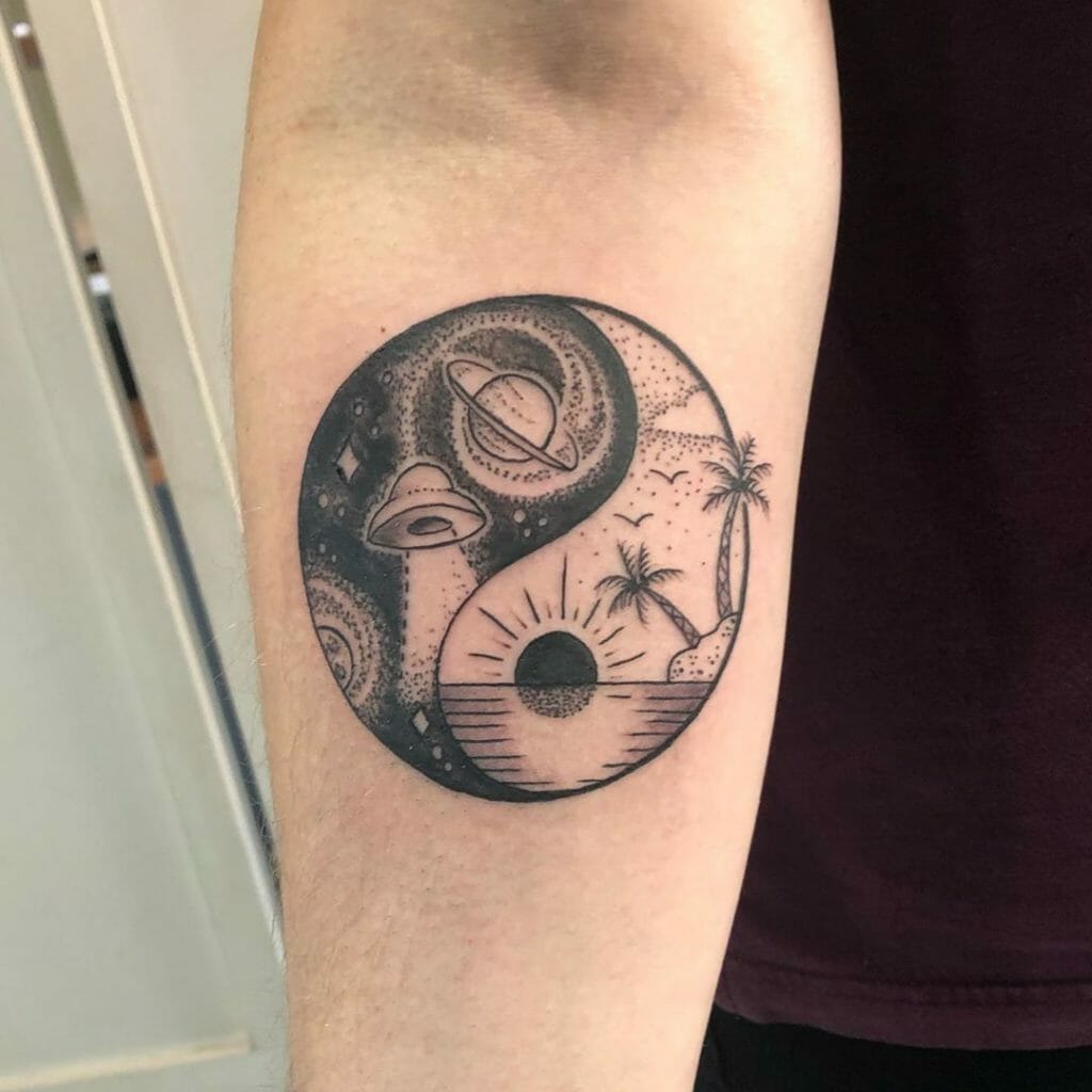 yinyang tattoo designs