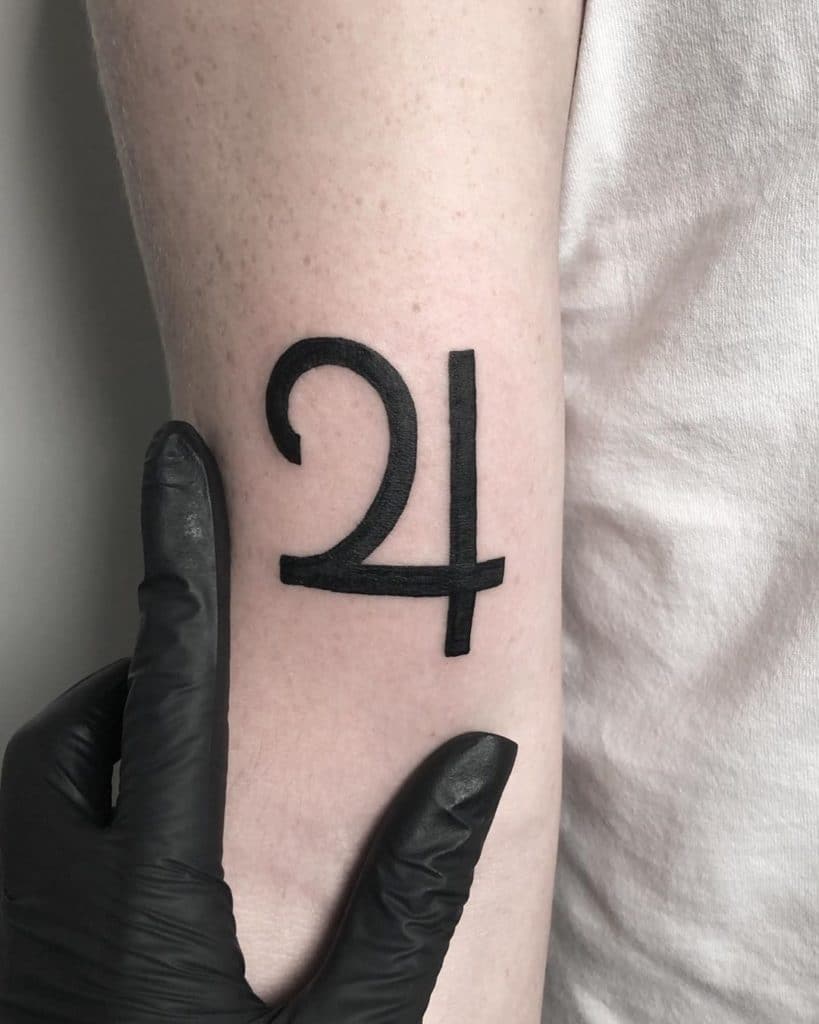 number tattoos