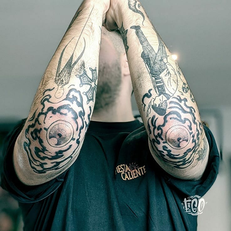 elbow tattoos