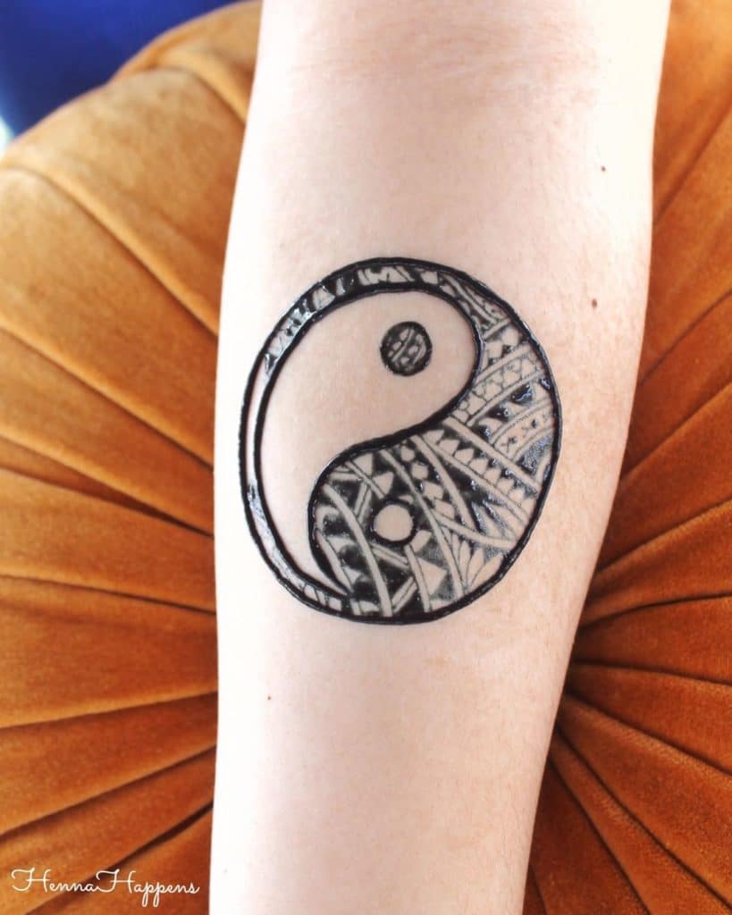 yinyang tattoo designs