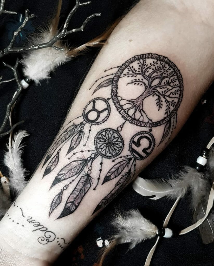 dreamcatcher tattoo