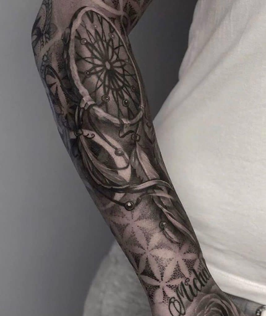 dreamcatcher tattoo