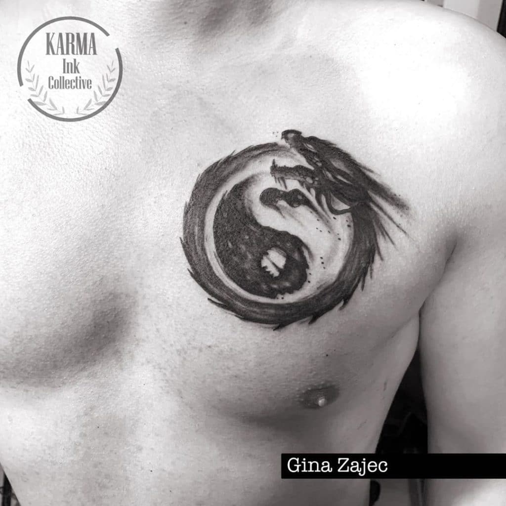 yinyang tattoo designs