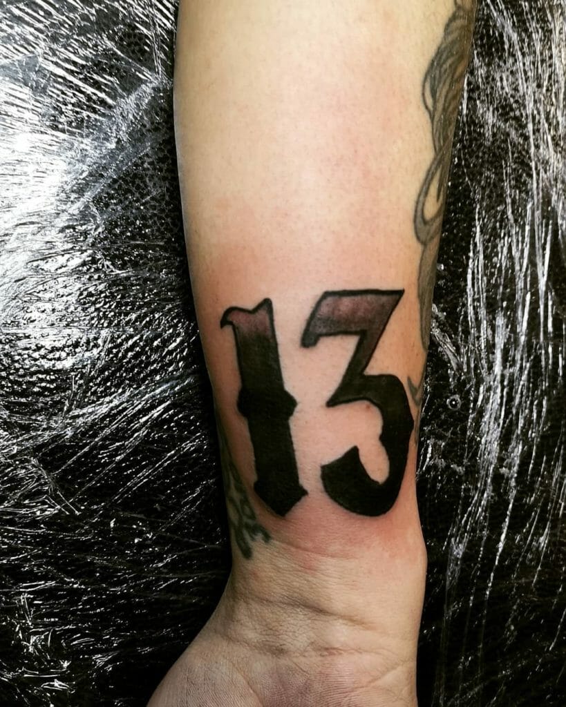 number tattoos