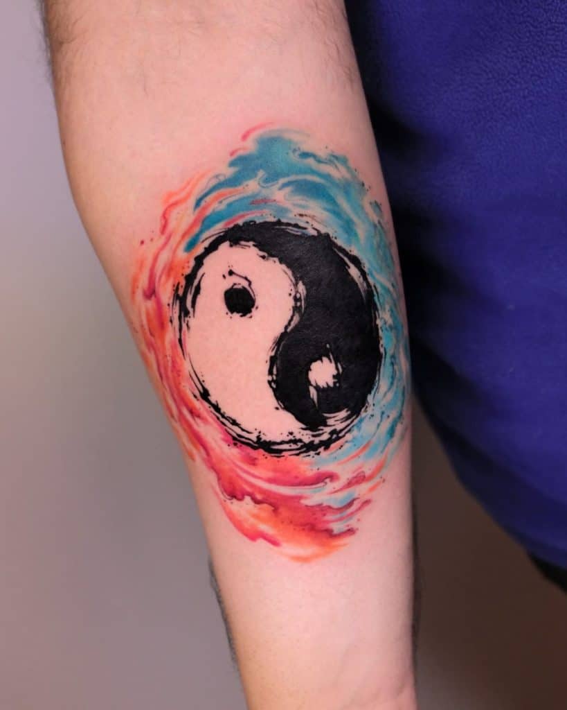 yinyang tattoo designs